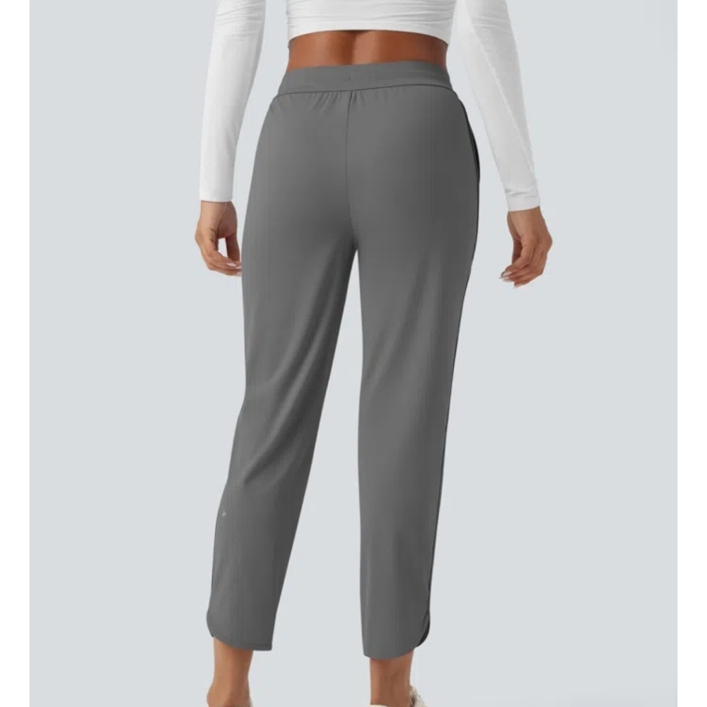NEW HALARA Gray Drawstring Jogger Pants - Picture 2 of 7